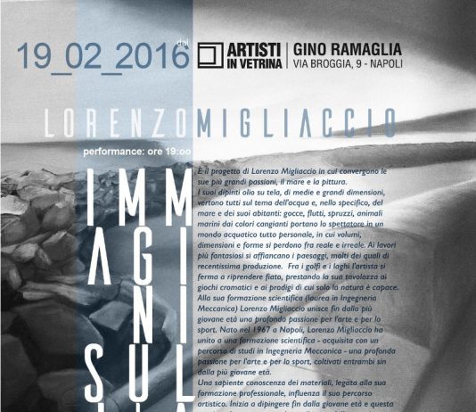 Lorenzo Migliaccio – Immagini sull’Acqua