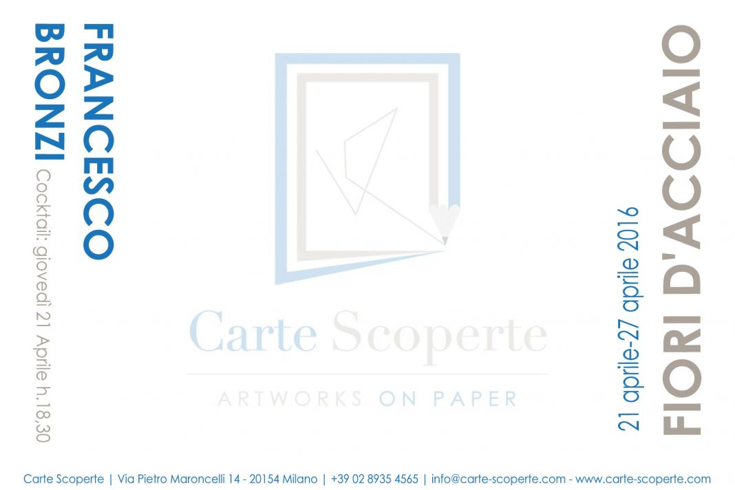 Francesco Bronzi – Fiori d’Acciaiohttps://www.exibart.com/repository/media/eventi/2016/04/francesco-bronzi-8211-fiori-d8217acciaio-1-1068x712.jpg