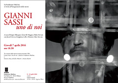 Gianni Sassi –  Uno di noi. 3 percorsi fotografici e altri incidenti