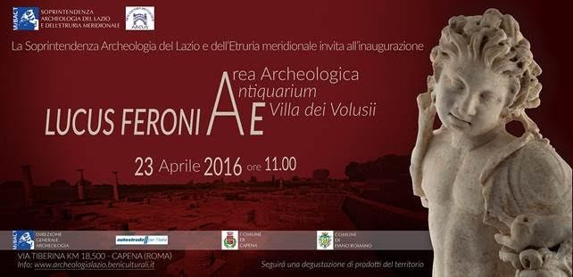 Inaugurazione del Lucus Feroniae. Area Archeologica, Antiquarium e Villa dei Volusihttps://www.exibart.com/repository/media/eventi/2016/04/inaugurazione-del-lucus-feroniae.-area-archeologica-antiquarium-e-villa-dei-volusi.jpg
