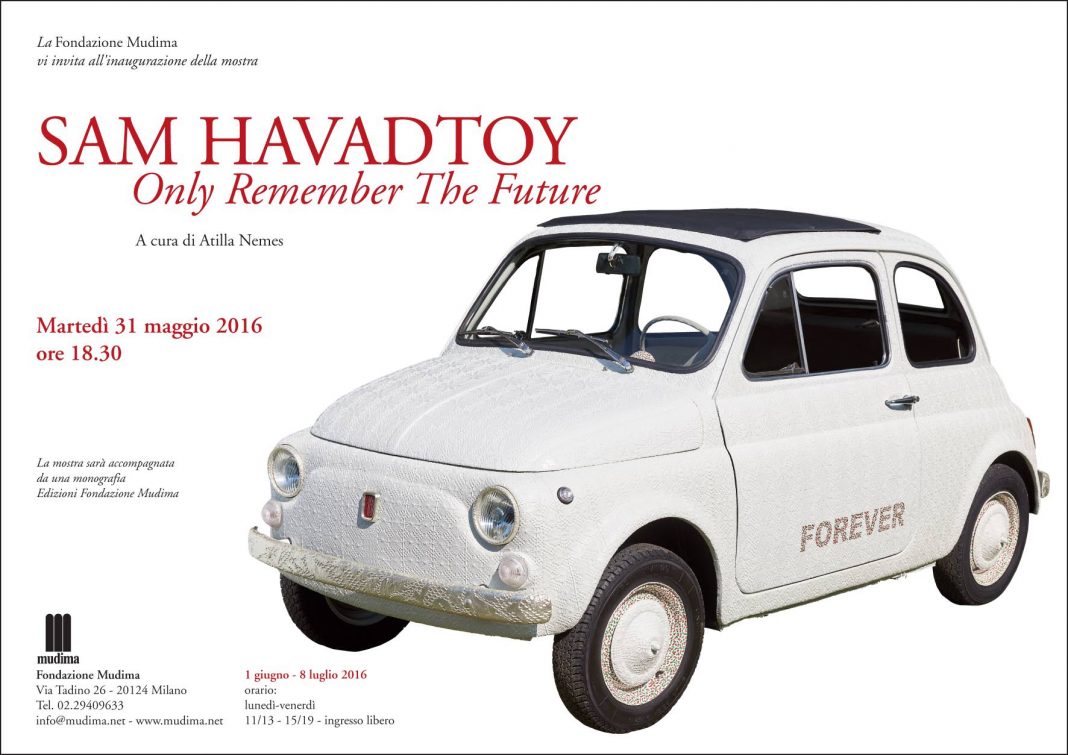 Sam Havadtoy –  Only Remember the Futurehttps://www.exibart.com/repository/media/eventi/2016/05/sam-havadtoy-8211-only-remember-the-future-1068x755.jpg