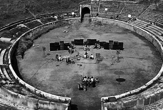 Pink Floyd. Live at Pompeii. The exhibition by Adrian Maben