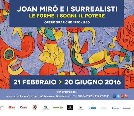 Serata evento Joan Mirò e i Surrealisti –  Le Forme, i Sogni, il Potere.