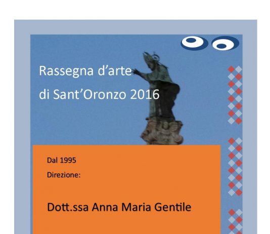 Rassegna d’Arte di Sant’Oronzo 2016 (dal 1995)