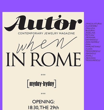 Autor magazine: when in Rome…
