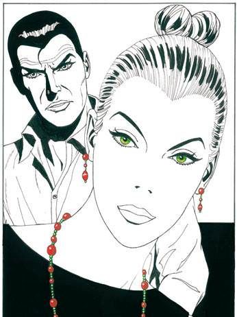 Enzo Facciolo – Diabolik e Eva . Luci e ombre