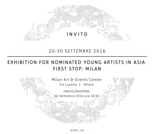 Exhibition for nominated young artists in Asia. First step: Milan