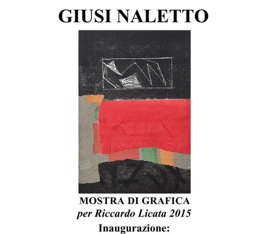 Giusi Naletto – Per Riccardo Licata 2015