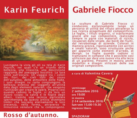 Karin Feurich / Gabriele Fiocco – Rosso d’autunno, così quando cadono le foglie…