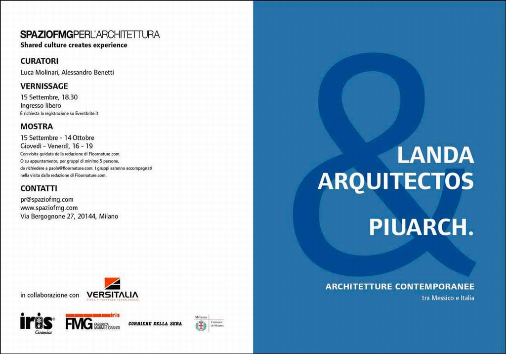 Landa Arquitectos & Piuarch. Architetture contemporanee tra Messico e Italiahttps://www.exibart.com/repository/media/eventi/2016/09/landa-arquitectos-038-piuarch.-architetture-contemporanee-tra-messico-e-italia.jpg