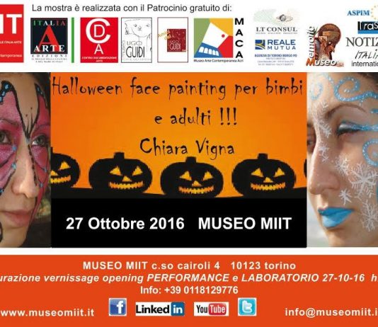 Chiara Vigna – Halloween Face Painting Performance