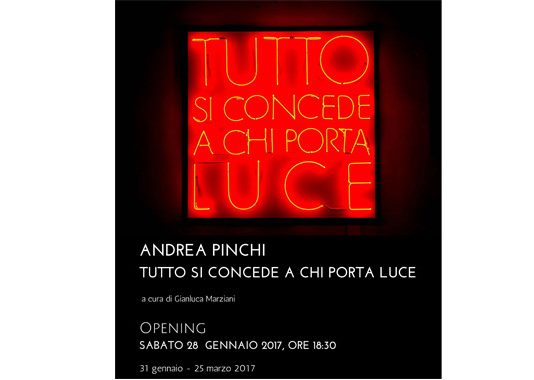 Andrea Pinchi – Tutto si concede a chi porta luce