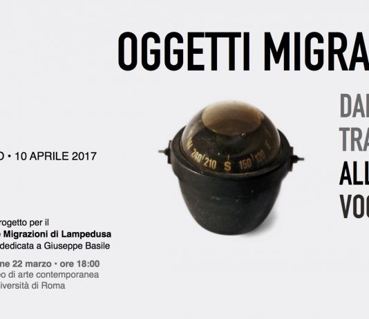 Giuseppe Basile – Oggetti Migranti. Dalla traccia alla voce