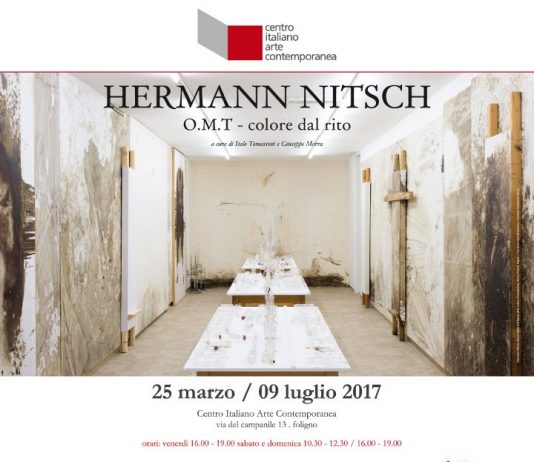 Hermann Nitsch – O.M.T Orgien Mysterien Theater (Teatro delle Orge e dei Misteri) – Colore dal Rito