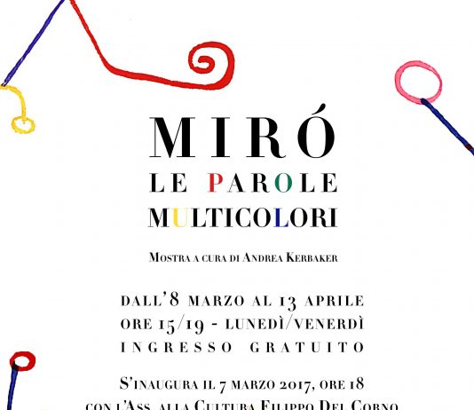 Miró – Le parole multicolori