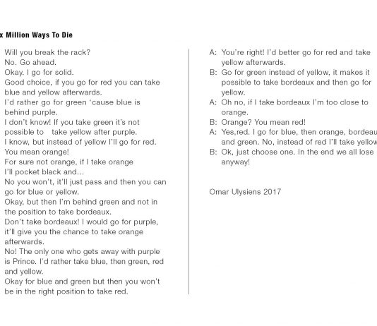 Simon Laureyns  – Six Million Ways to Die