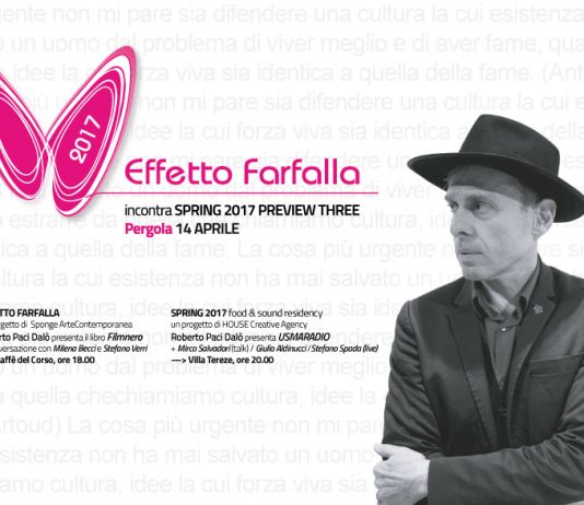 Roberto Paci Dalò – Effetto Farfalla 2017