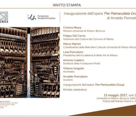 Arnaldo Pomodoro – THE PIETRARUBBIA GROUP