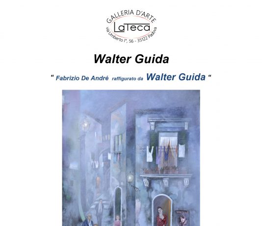 De Andre’ raffigurato da Walter Guida