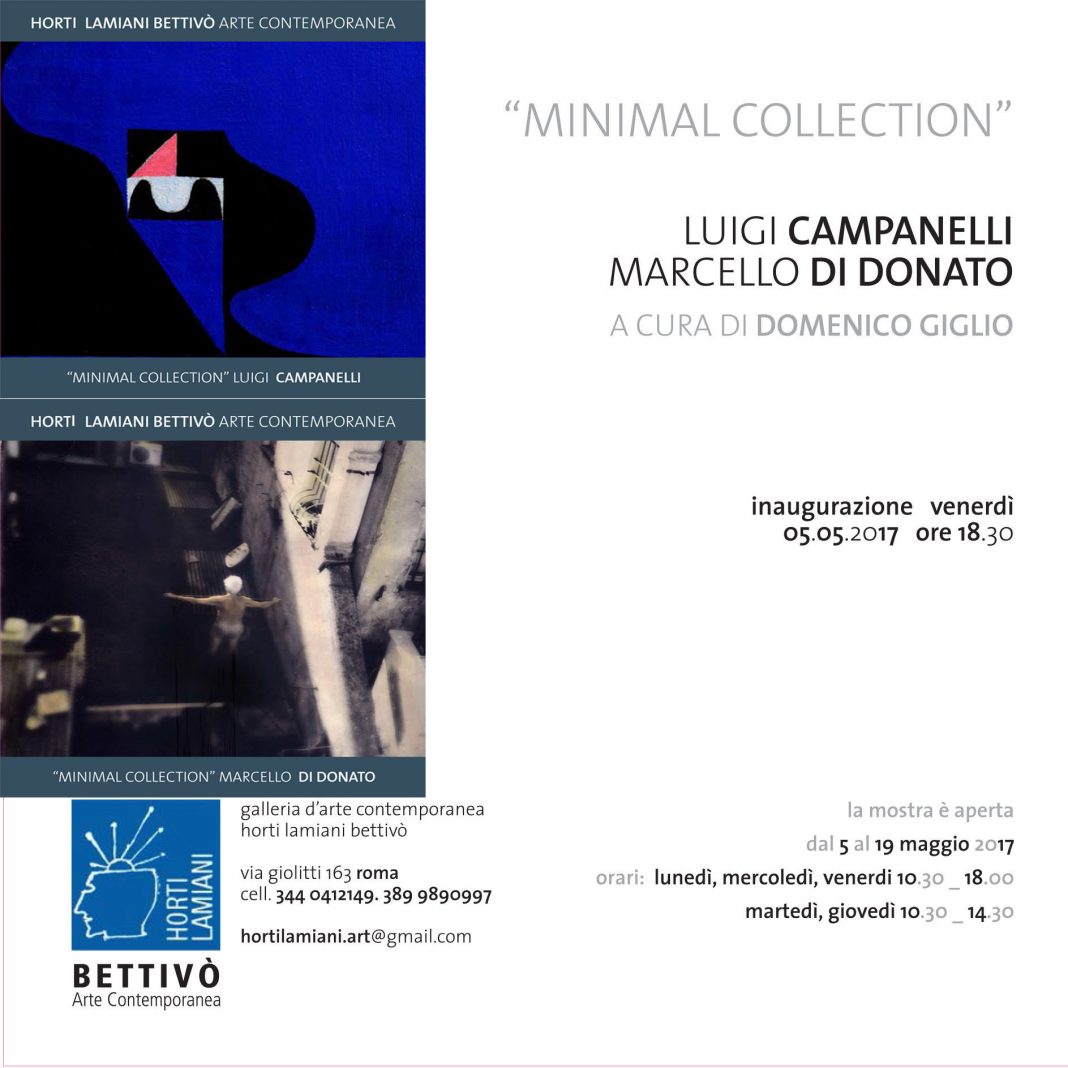 Luigi Campanelli / Marcello Di Donato – Minimal Collectionhttps://www.exibart.com/repository/media/eventi/2017/05/luigi-campanelli-marcello-di-donato-8211-minimal-collection-1068x1068.jpg