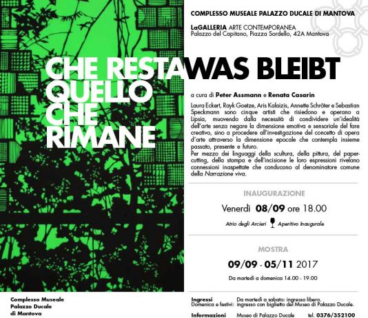 Che resta. Was bleibt. Quello che rimane