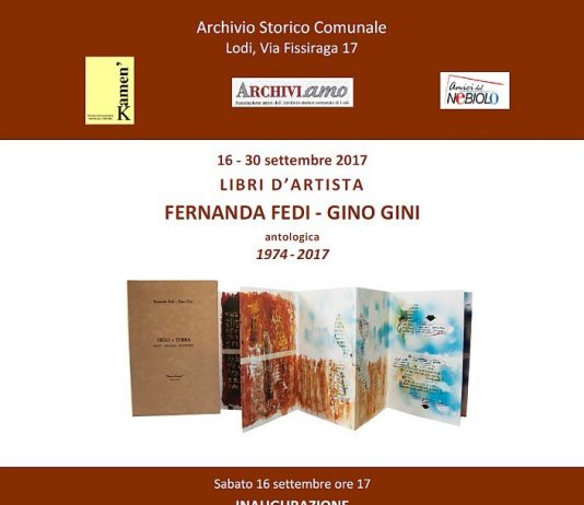 Fernanda Fedi / Gino Gini – Libri d’artista 1974-2017