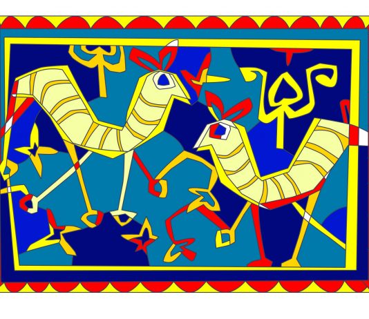 Ugo Nespolo – I pavoni