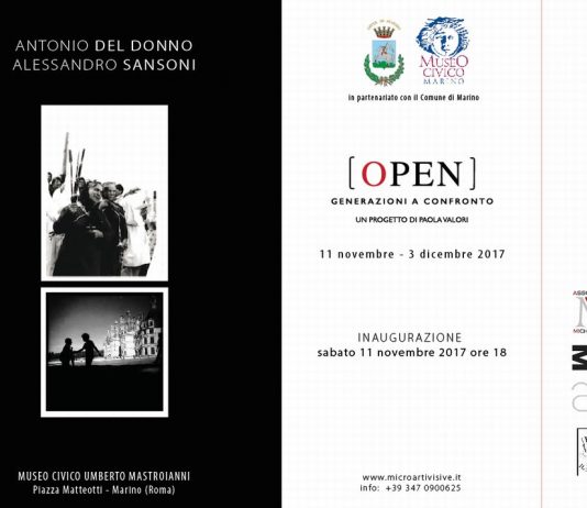 OPEN – generazioni a confronto: Antonio Del Donno / Alessandro Sansoni