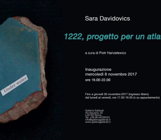 Sara Davidovics – 1222, progetto per un atlante