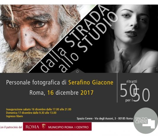 Serafino Giacone – Dalla strada allo studio – 50 ritratti