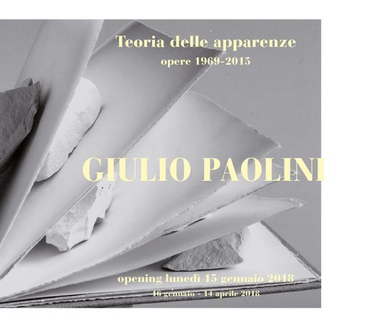 Giulio Paolini – Teoria delle apparenze. Opere 1969-2015