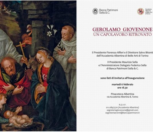 Gerolamo Giovenone – L’Adorazione del Bambino con i Santi Francesco d’Assisi e Antonio da Padova