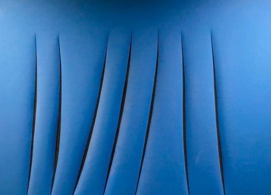 …revering Lucio Fontana