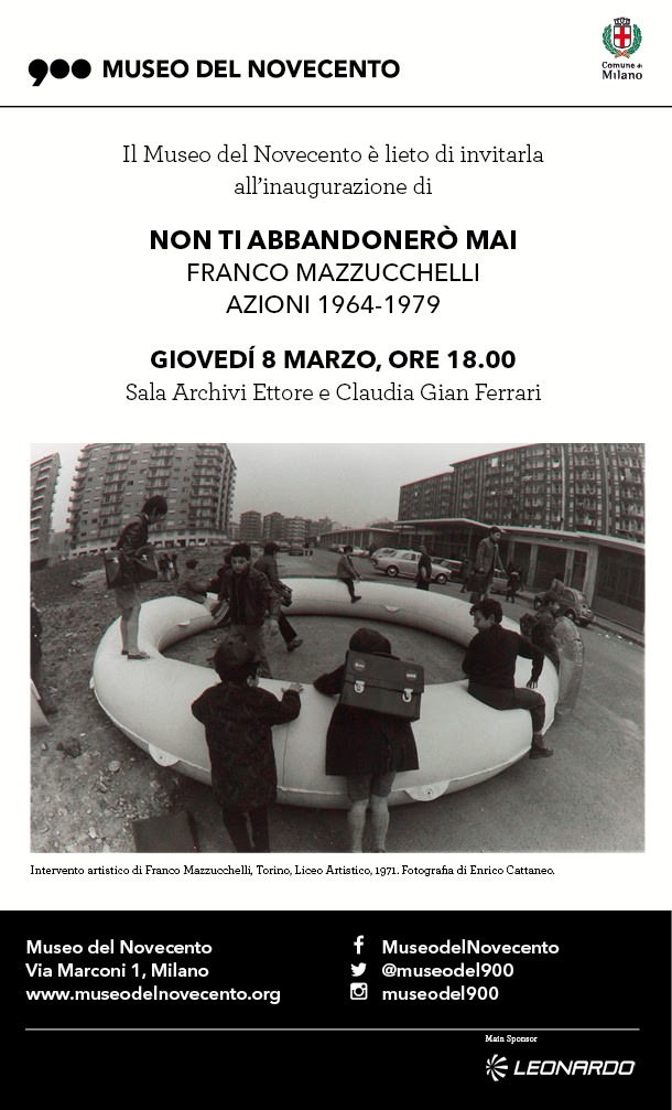 Franco Mazzucchelli – Non ti abbandoneró mai. Azioni 1964 – 1979https://www.exibart.com/repository/media/eventi/2018/03/franco-mazzucchelli-8211-non-ti-abbandoneró-mai.-azioni-1964-–-1979.jpg