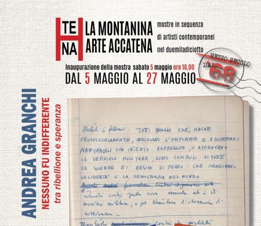 Andrea Granchi – Nessuno fu indifferente – fra ribellione e speranza