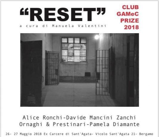 Club GAMeC Prize 2018 – Reset
