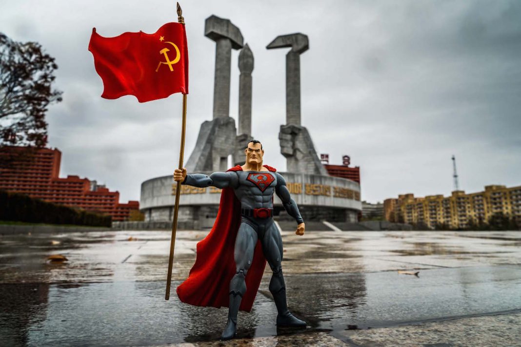 Enrico Pescantini – A Red Superhero in North  Koreahttps://www.exibart.com/repository/media/eventi/2018/05/enrico-pescantini-8211-a-red-superhero-in-north-korea-1068x712.jpg