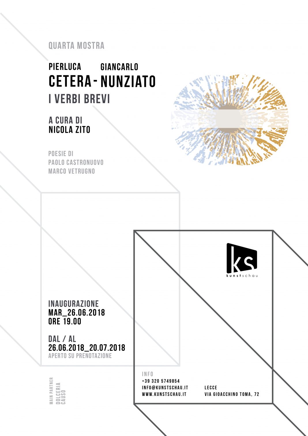 Pierluca Cetera / Giulio Giancarlo Nunziato – I Verbi Brevihttps://www.exibart.com/repository/media/eventi/2018/06/pierluca-cetera-giulio-giancarlo-nunziato-8211-i-verbi-brevi-1068x1510.jpg