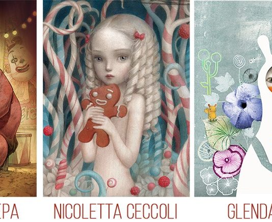 Barbara Canepa / Nicoletta Ceccoli / Glenda Sburelin – Tre illustratrici in giro per il mondo