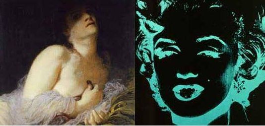 Cleopatra e Marilyn icone immortali