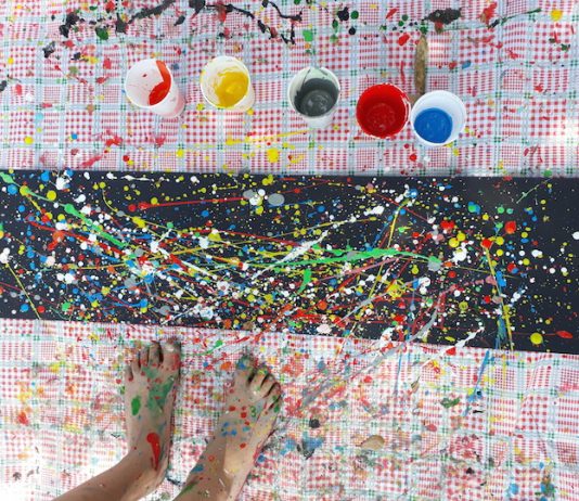 Inaugurazione + Dripping Dance! Atelier-azione dedicato a Jackson Pollock