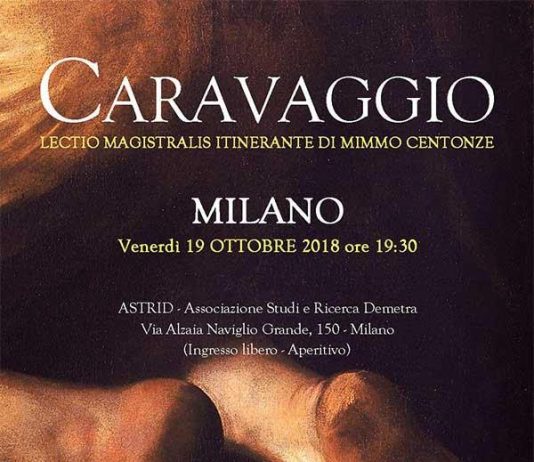 Lectio Magistralis di Mimmo Centonze su Caravaggio