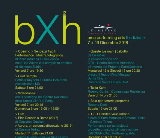 b X h area performing arts II edizione