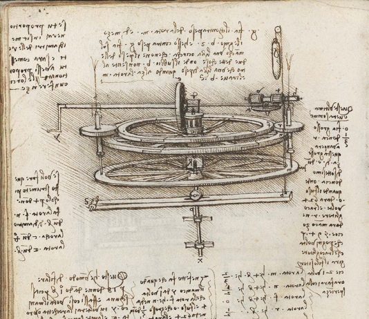 Leonardo da Vinci, l’ingegno, il tessuto