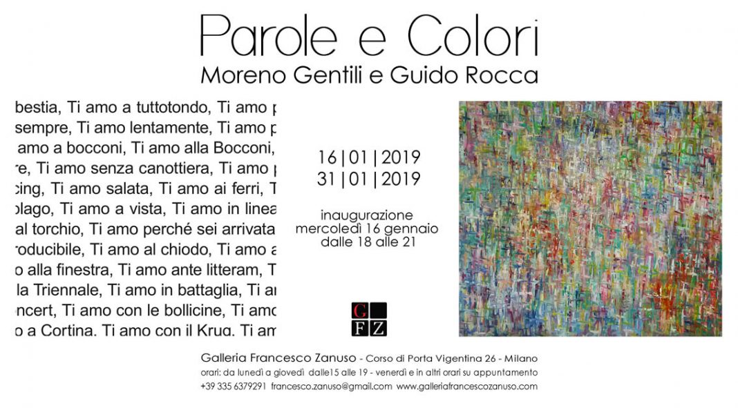 Moreno Gentili / Guido Rocca – Parole e Colorihttps://www.exibart.com/repository/media/eventi/2019/01/moreno-gentili-guido-rocca-8211-parole-e-colori-1068x591.jpg