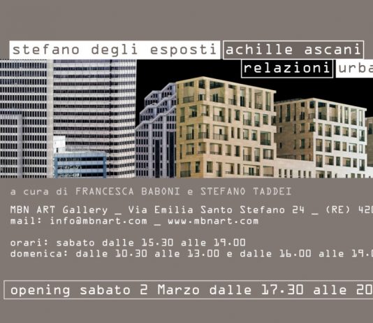 Achille Ascani / Stefano Degli Esposti – Relazioni Urbane