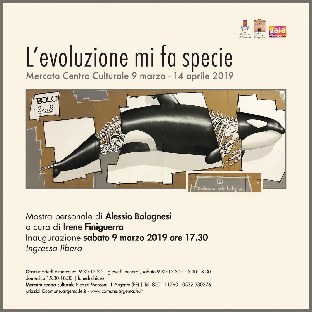 Alessio Bolognesi – L’evoluzione mi fa speciehttps://www.exibart.com/repository/media/eventi/2019/03/alessio-bolognesi-8211-l8217evoluzione-mi-fa-specie-1068x1068.jpg