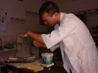 al lavoro nel mio laboratorio..