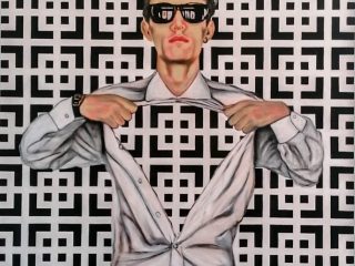 Trasparenze: Anima mundi 1mx1m - oil on canvas