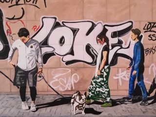 Urban #1 - Oil and Acrylic - 120 x 80 cm